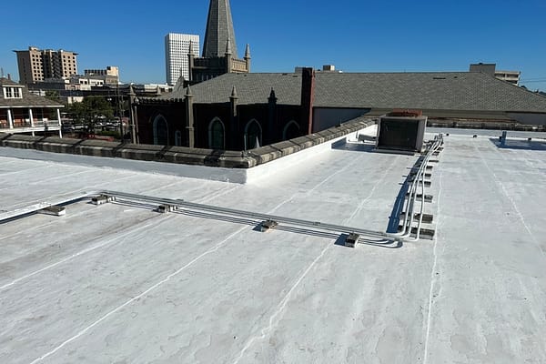 Commercial Construction Roofing Job